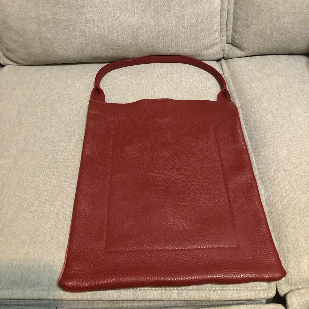 Italian leather tote
